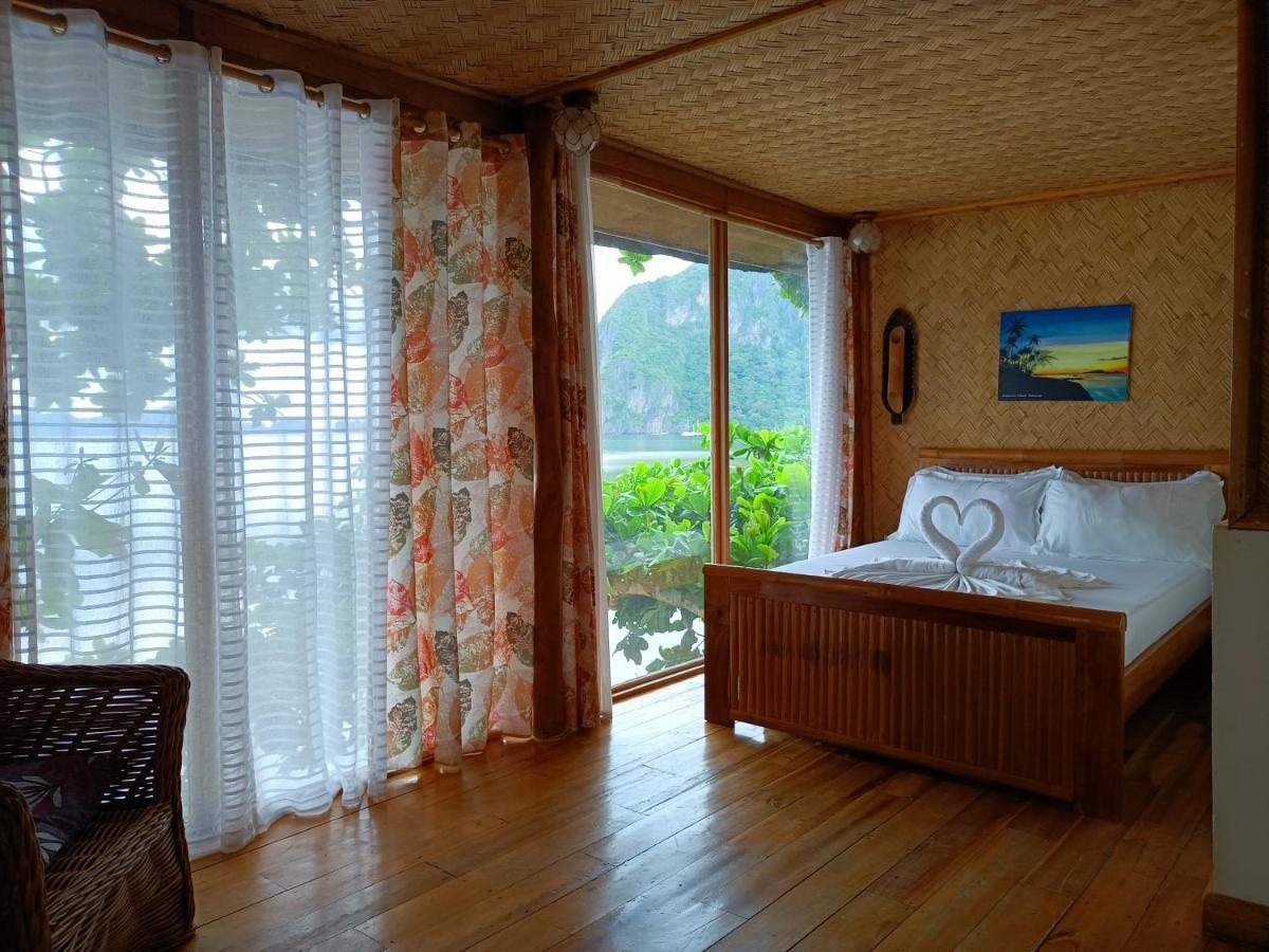ホテル Hut Sunset Island View エルニド エクステリア 写真
