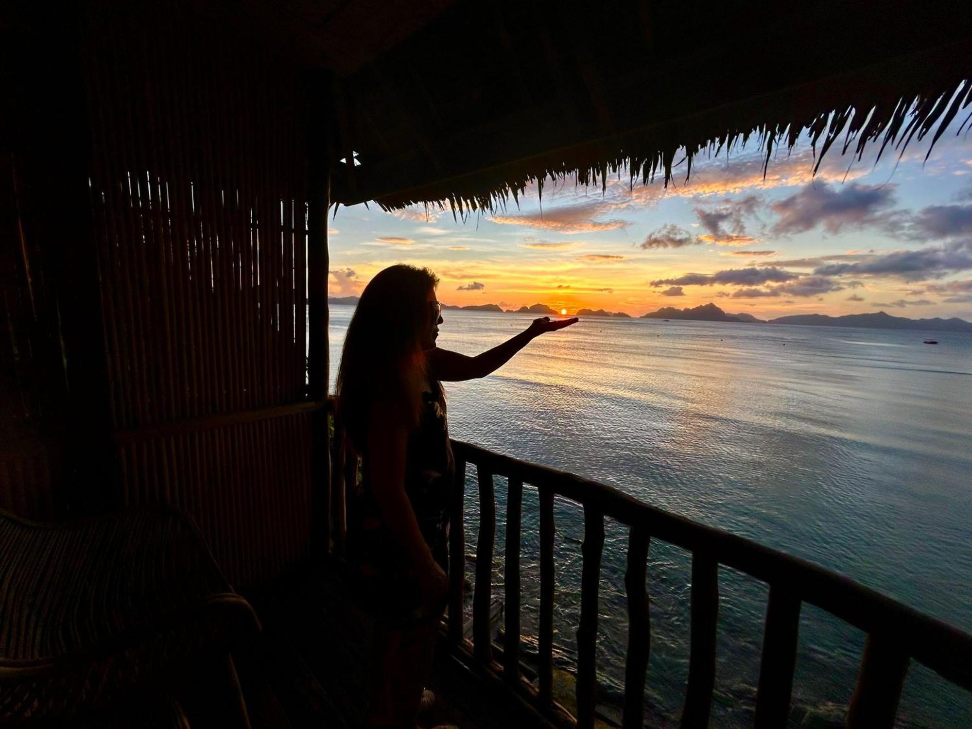 ホテル Hut Sunset Island View エルニド エクステリア 写真